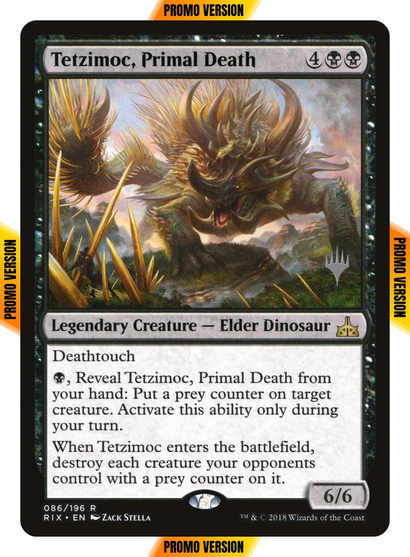 Tetzimoc, Primal Death [86p] [Promo Pack] [Rivals of Ixalan Promos] [Non-Foil]