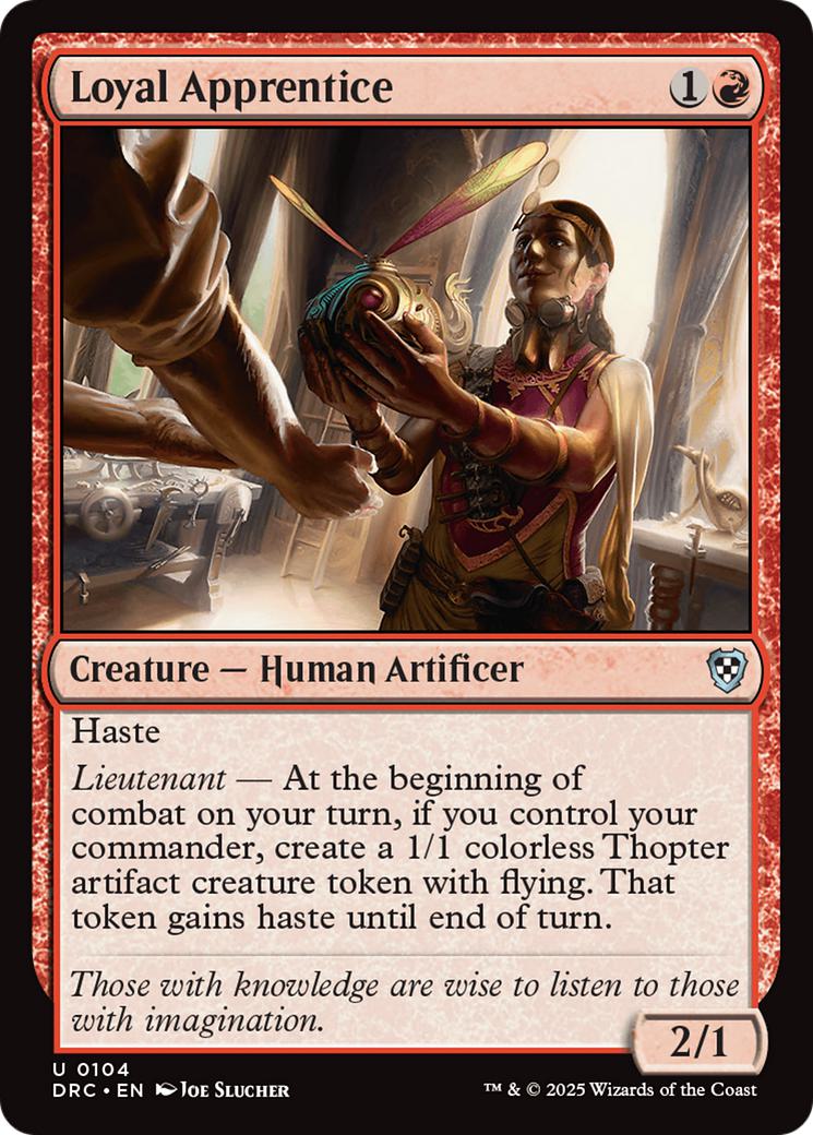 Loyal Apprentice [104] [Aetherdrift: Commander] [Non-Foil]