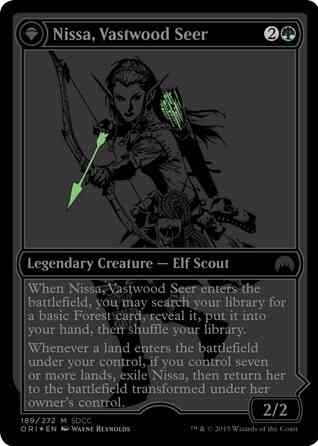 Nissa, Vastwood Seer // Nissa, Sage Animist [189] [San Diego Comic-Con 2015] [Foil]