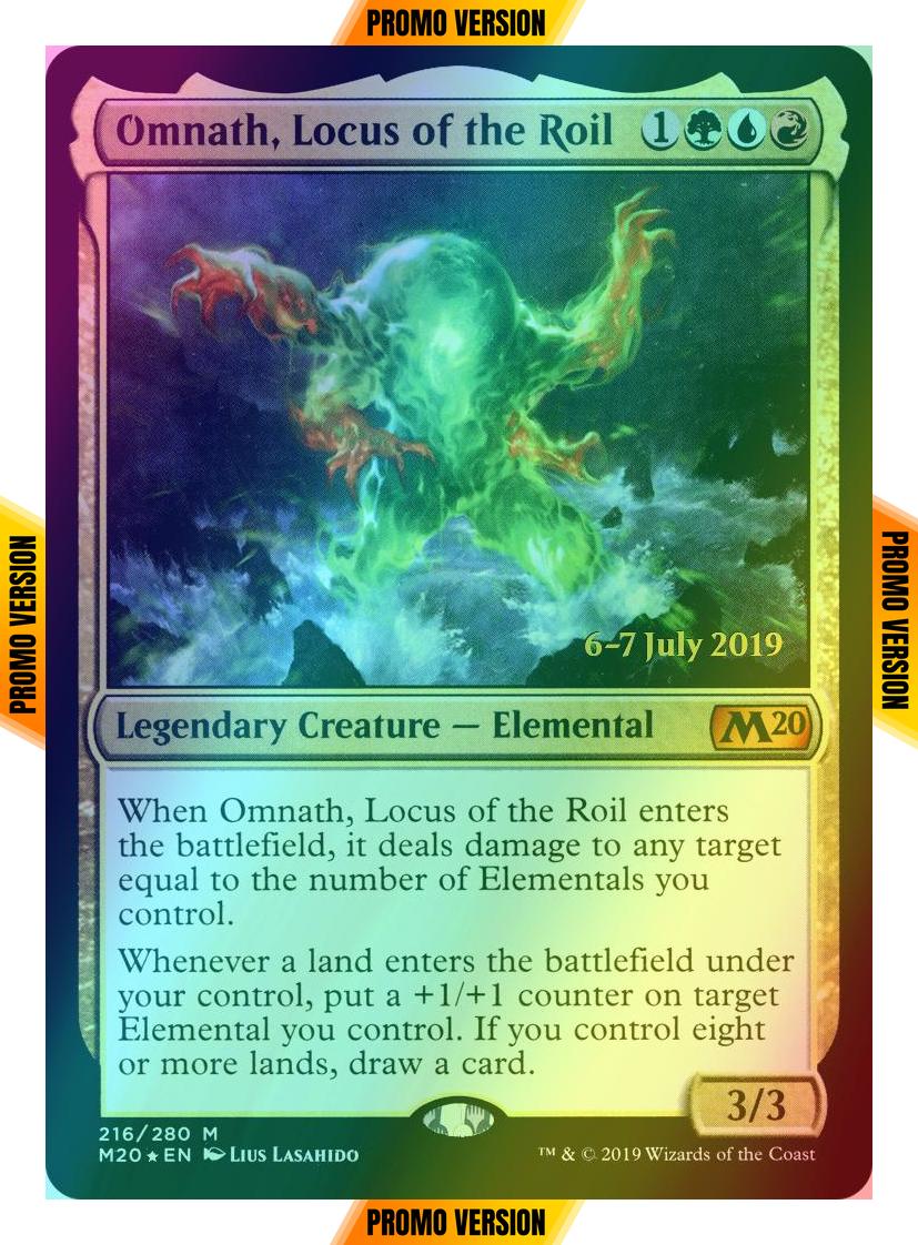 Omnath, Locus of the Roil [216s] [Core Set 2020 Promos] [Foil]