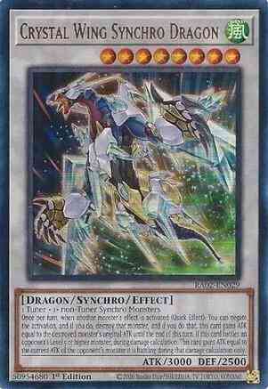 Crystal Wing Synchro Dragon - RA02-EN029 - Ultra Rare - 1st Edition