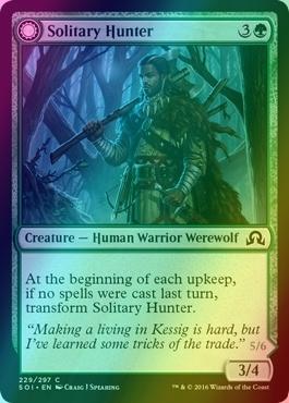 Solitary Hunter // One of the Pack [229] [Shadows over Innistrad] [Foil]