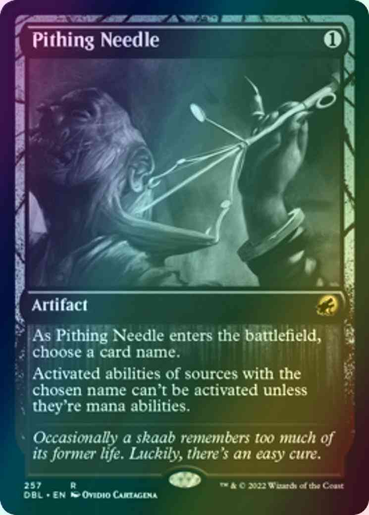 Pithing Needle [257] [Innistrad: Double Feature] [Foil]