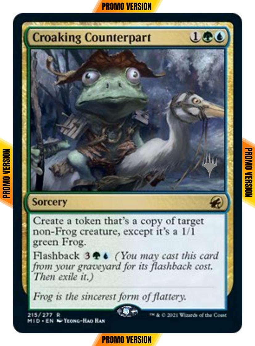 Croaking Counterpart [Promo Pack] [215p] [Innistrad: Midnight Hunt Promos] [Non-Foil]