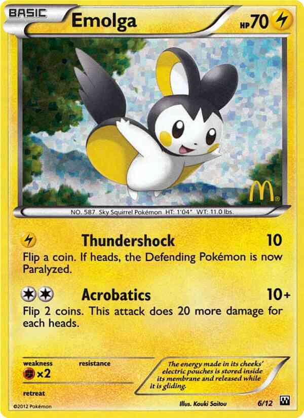 Emolga - 6/12 - Promo [mcd12-6] [Holo]