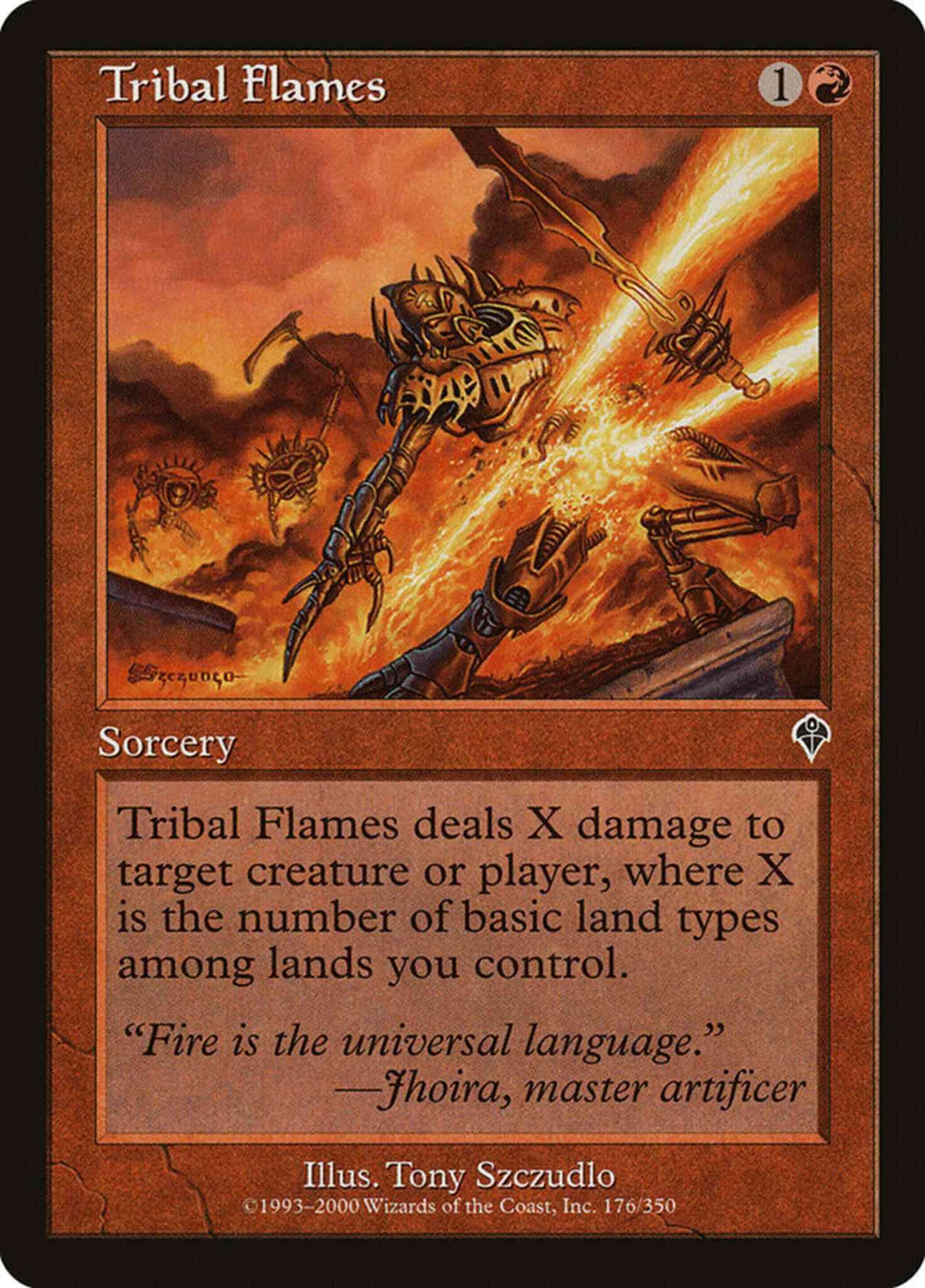 Tribal Flames [176] [Invasion] [Non-Foil]