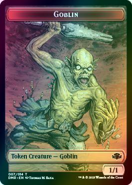 Cat Token (03) // Goblin Token (07) [Dominaria Remastered: Tokens] [Foil]