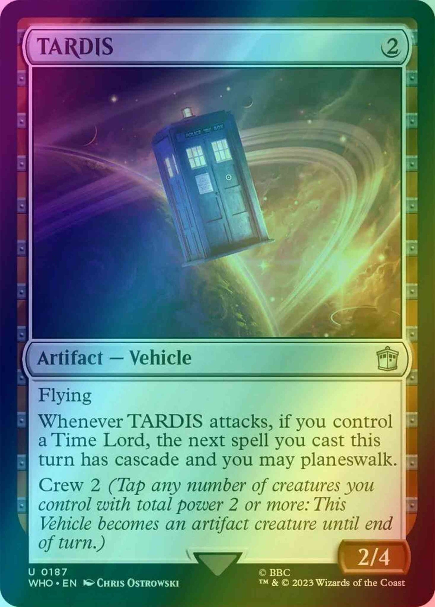 TARDIS [187] [Universes Beyond: Doctor Who] [Foil]