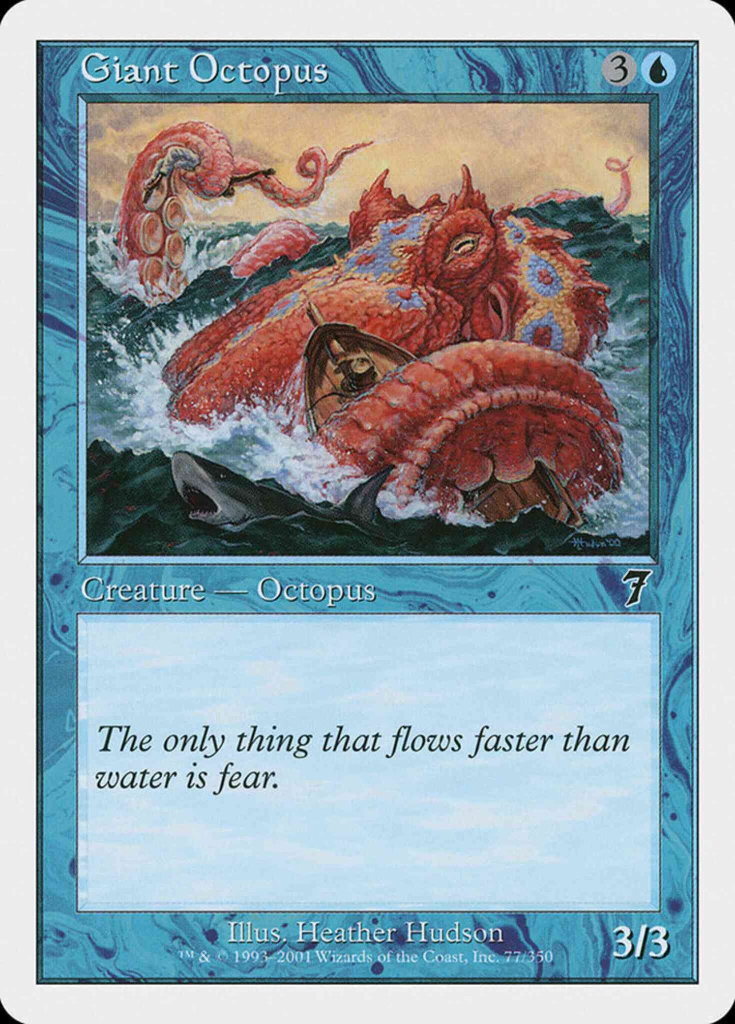 Giant Octopus [77] [Seventh Edition] [Non-Foil]