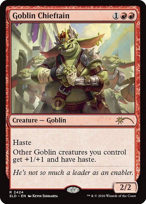 Goblin Chieftain [2424] [Goblin Storm] [Secret Lair Drop] [Non-Foil]