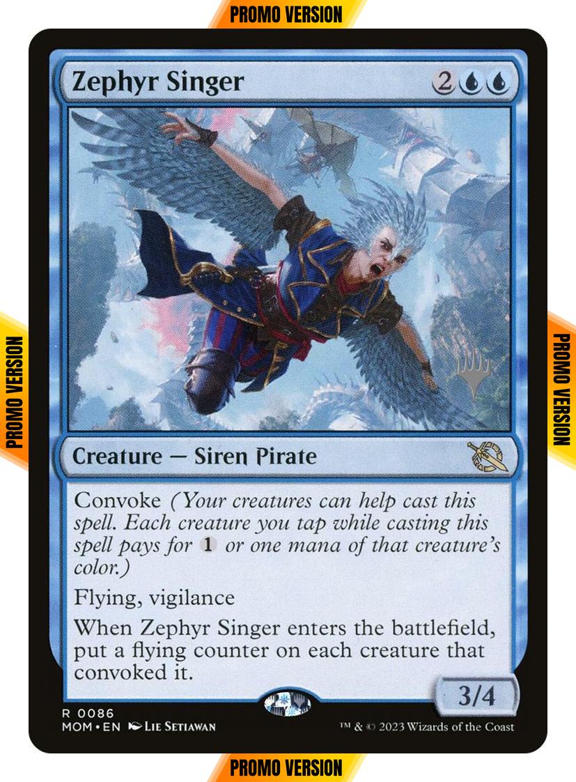 Zephyr Singer [86p] [Promo Pack] [March of the Machine: Promos] [Non-Foil]