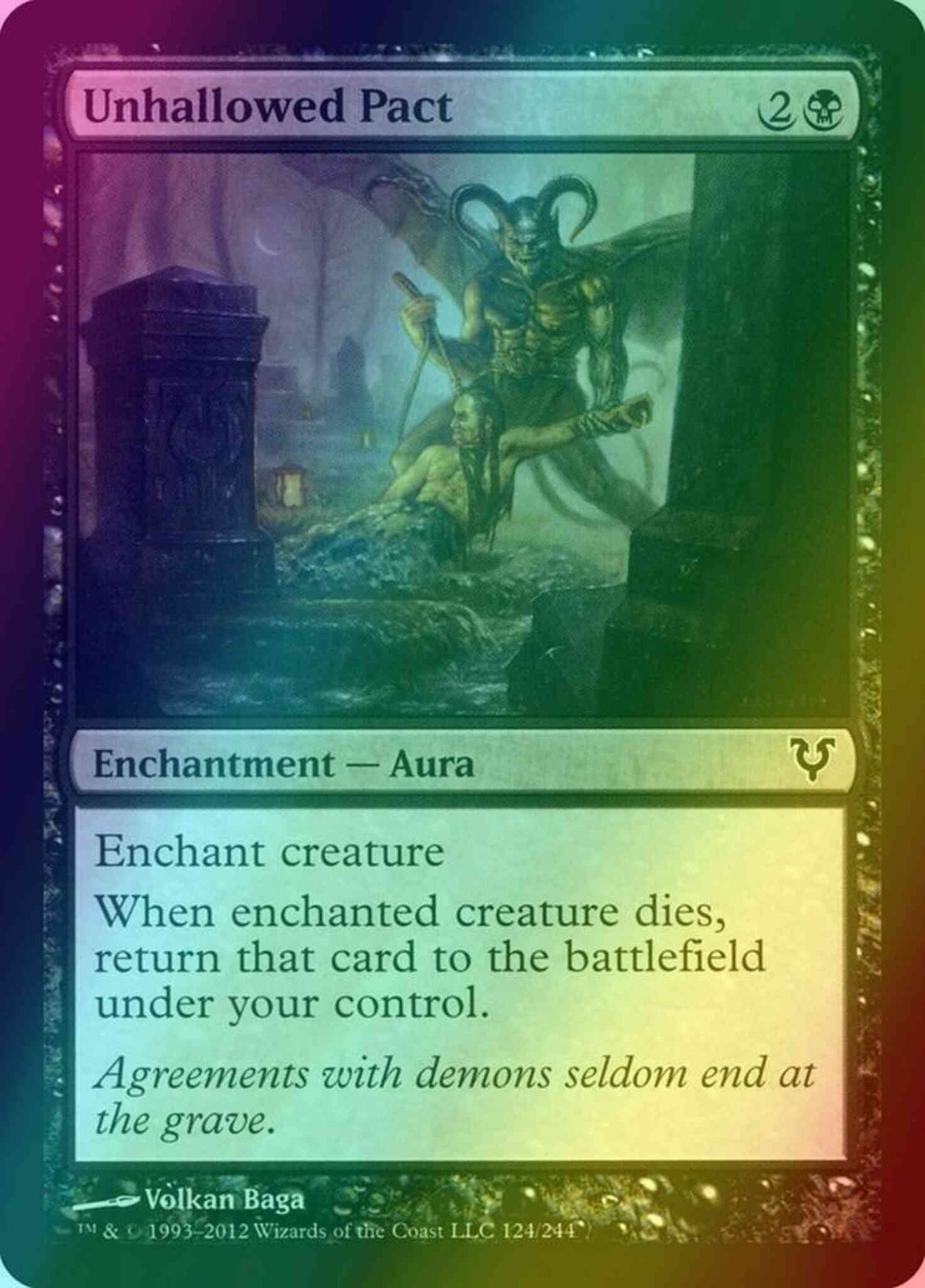 Unhallowed Pact [124] [Avacyn Restored] [Foil]