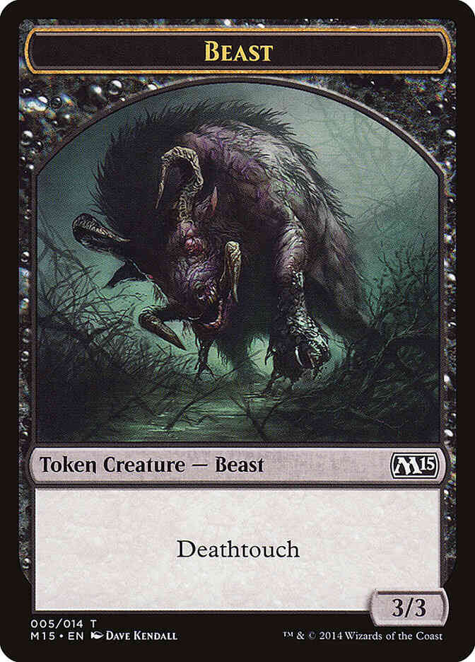 Beast Token [05] [Magic 2015 Tokens] [Non-Foil]