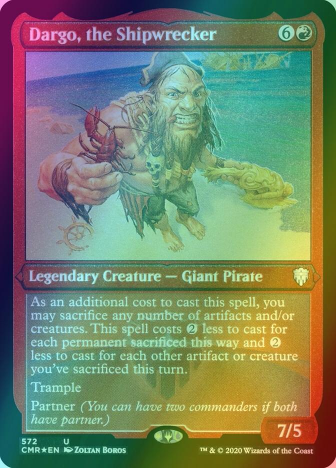 Dargo, the Shipwrecker [572] [Commander Legends] [Etched Foil]