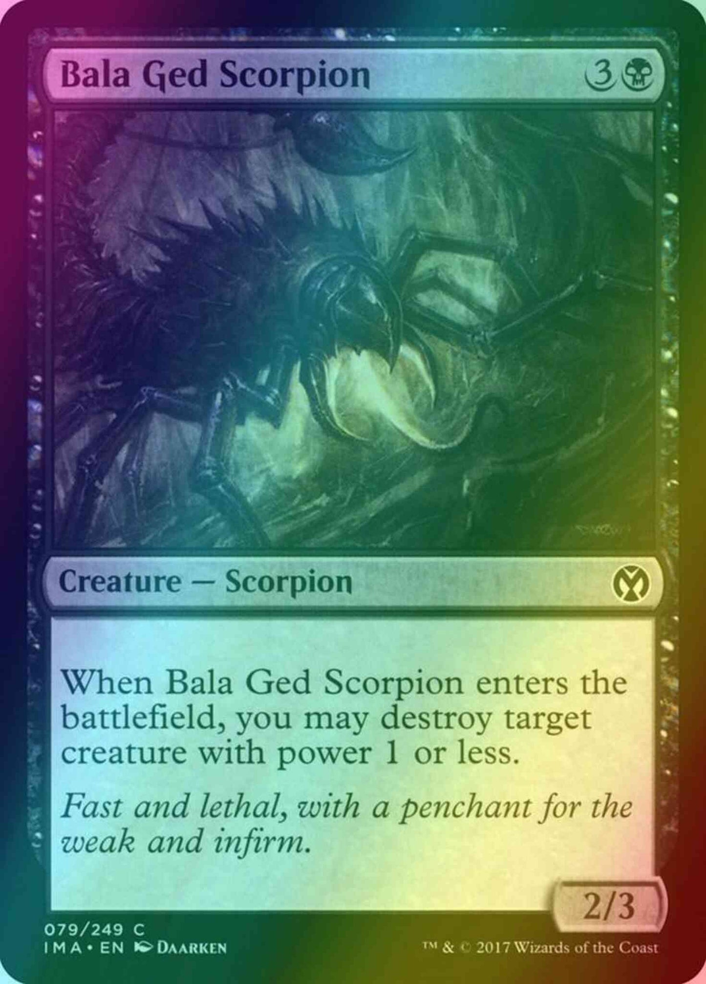 Bala Ged Scorpion [79] [Iconic Masters] [Foil]