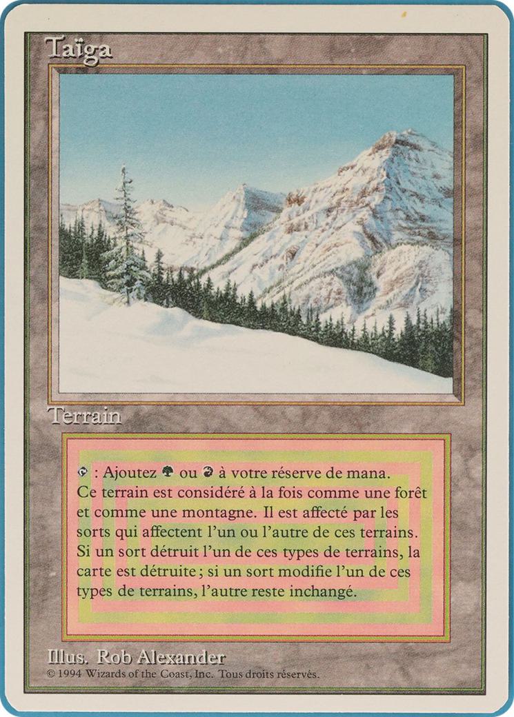 Taiga - French [287] [Revised Edition] [Non-Foil]