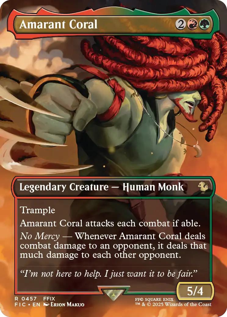 Amarant Coral [457] [Borderless] [Scene] [FINAL FANTASY: Commander] [Non-Foil]