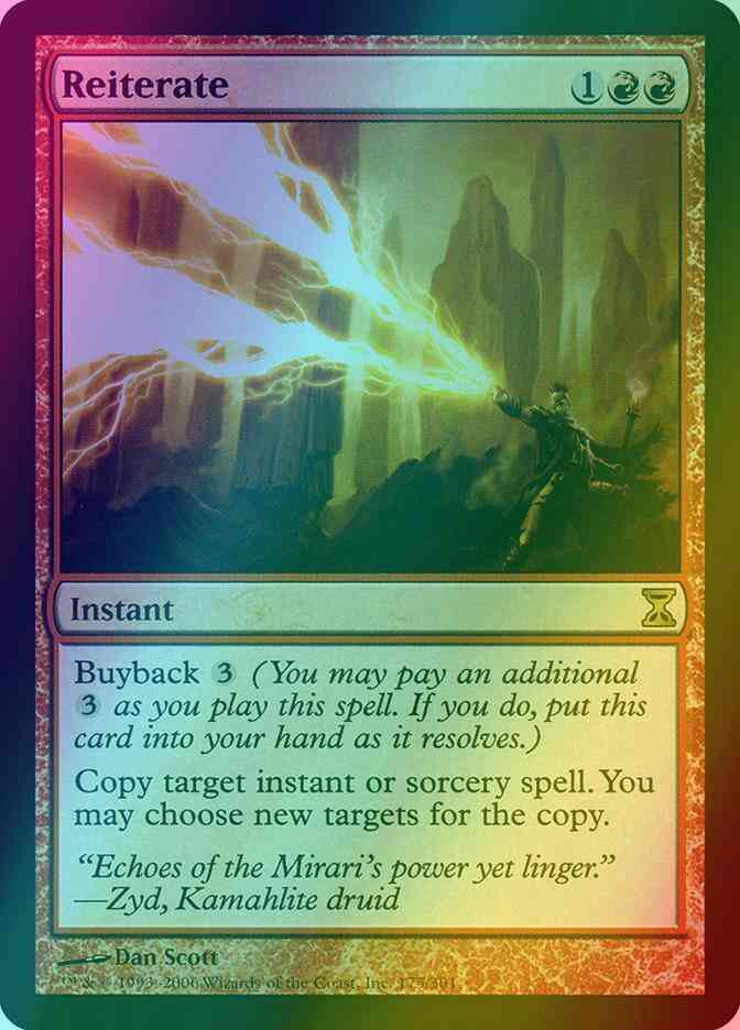 Reiterate [175] [Time Spiral] [Foil]