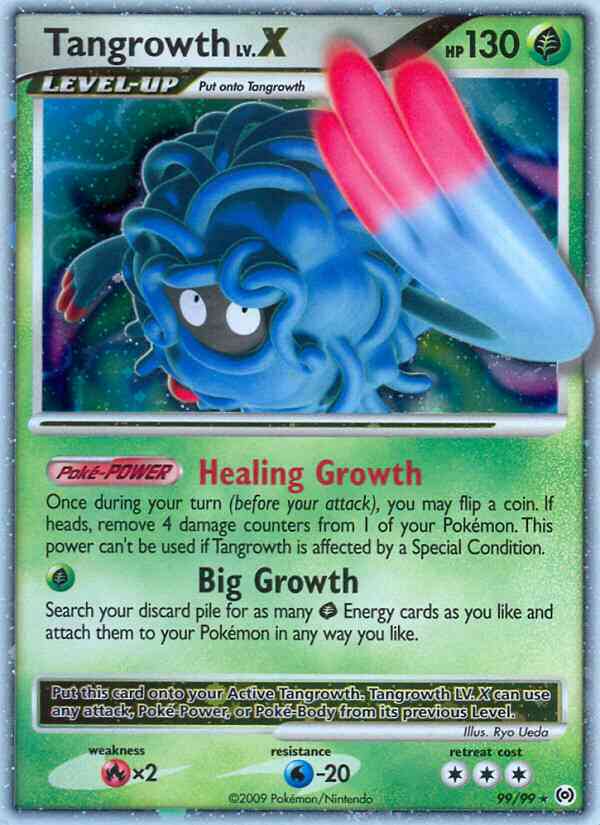 Tangrowth - 99/99 - Rare Holo Lv.X [pl4-99] [Ultra]