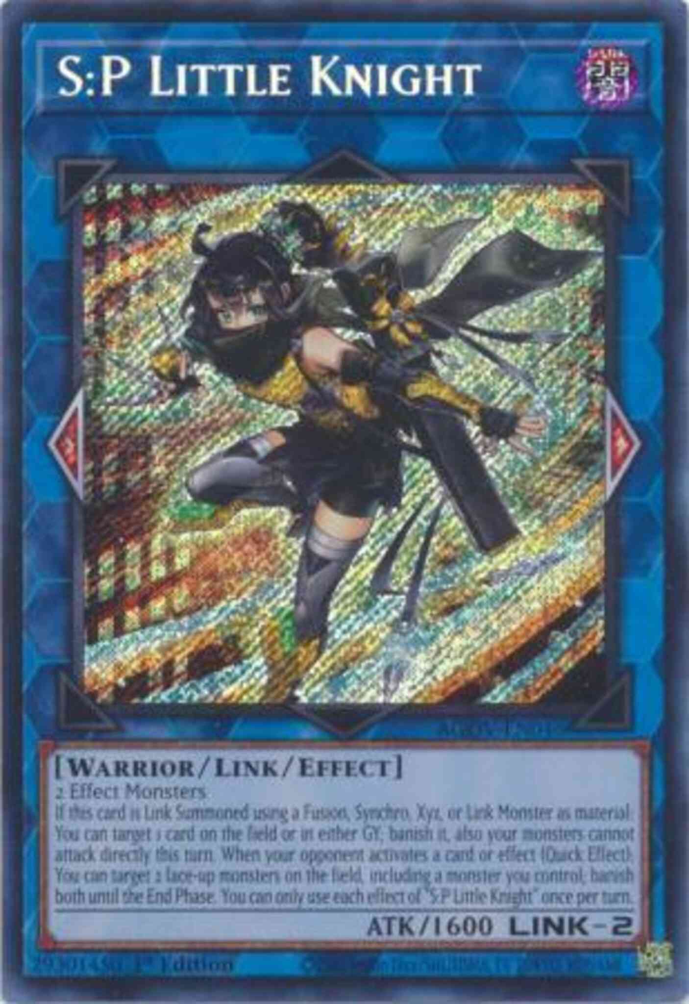 S:P Little Knight - AGOV-EN046 - Secret Rare - 1st Edition