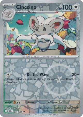 Cinccino - 076/086 - Uncommon [sv105b-076] [Reverse Holo]