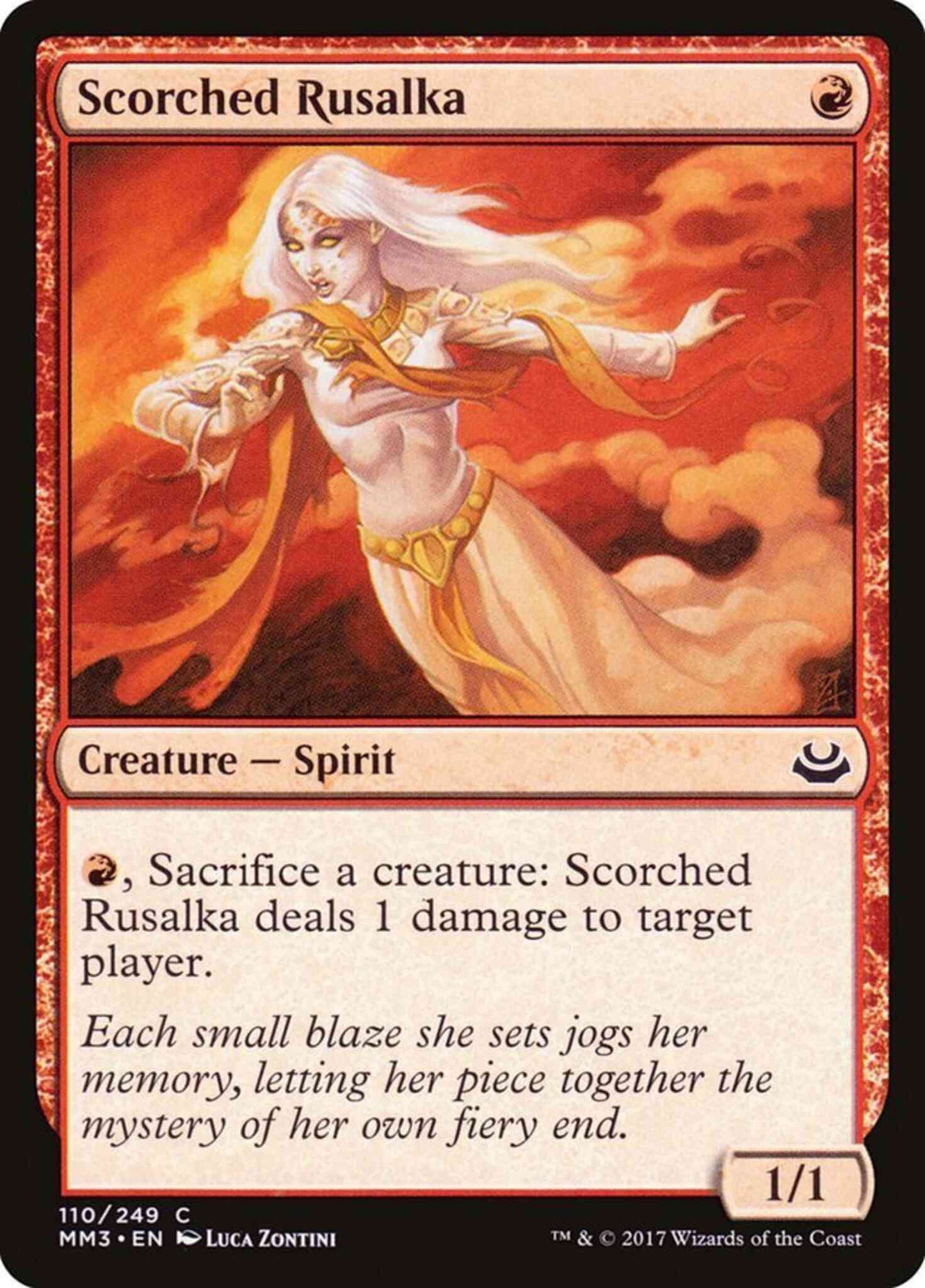 Scorched Rusalka [110] [Modern Masters 2017] [Non-Foil]