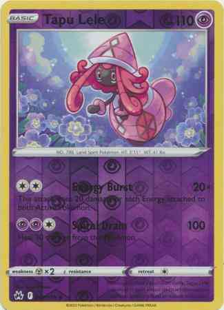 Tapu Lele - 064/159 - Rare Holo [swsh125-064] [Reverse Holo]