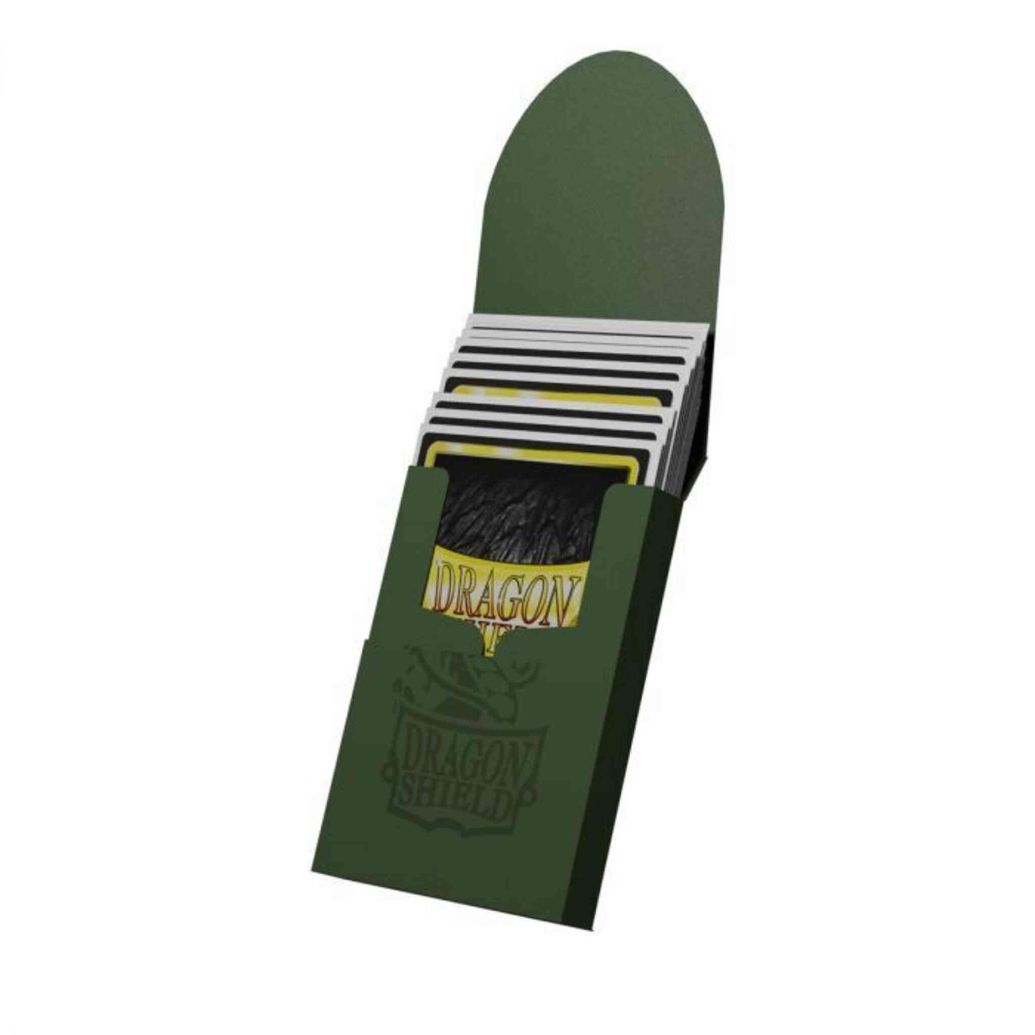 Dragon Shield ART20404 Deck Shell Porta Mazzi - Verde - Capienza 85+ Carte - Con Divisorio