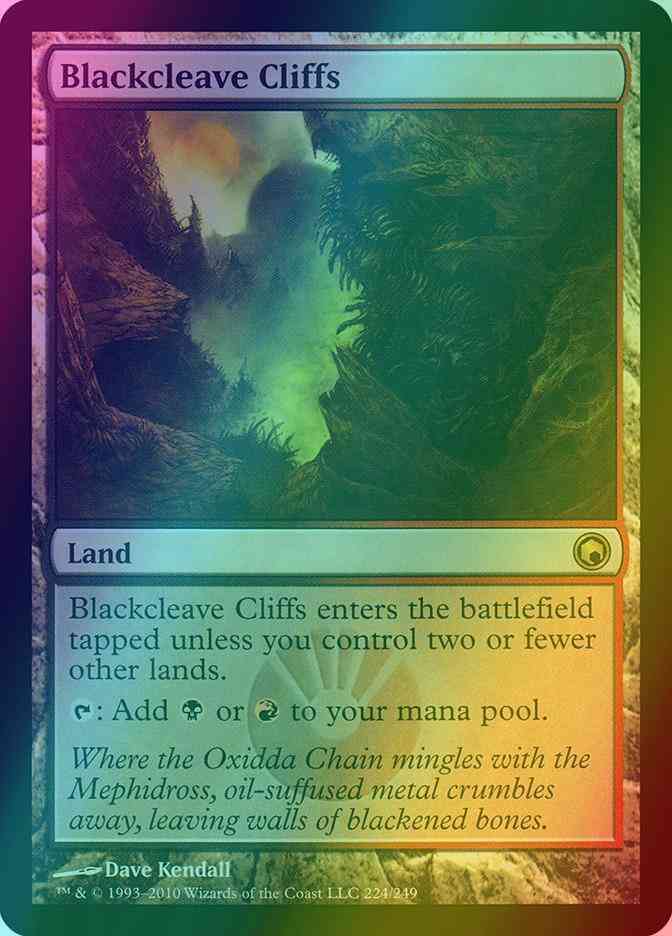 Blackcleave Cliffs [224] [Scars Of Mirrodin] [Foil]