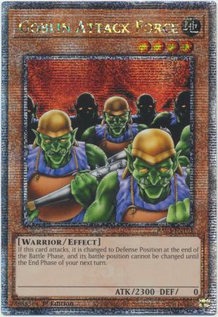 Goblin Attack Force - RA03-EN101 - Quarter Century Secret Rare - 1st Edition