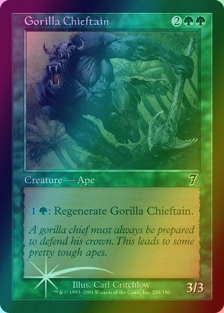 Gorilla Chieftain [250x] [Seventh Edition] [Foil]