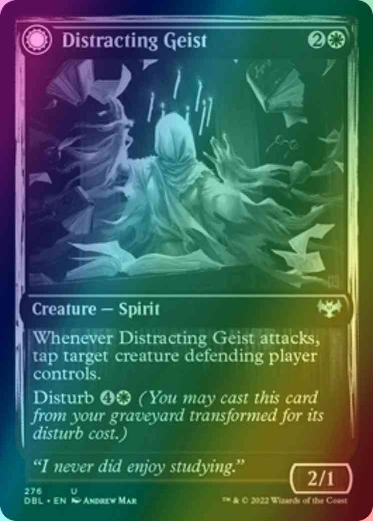 Distracting Geist // Clever Distraction [276] [Innistrad: Double Feature] [Foil]