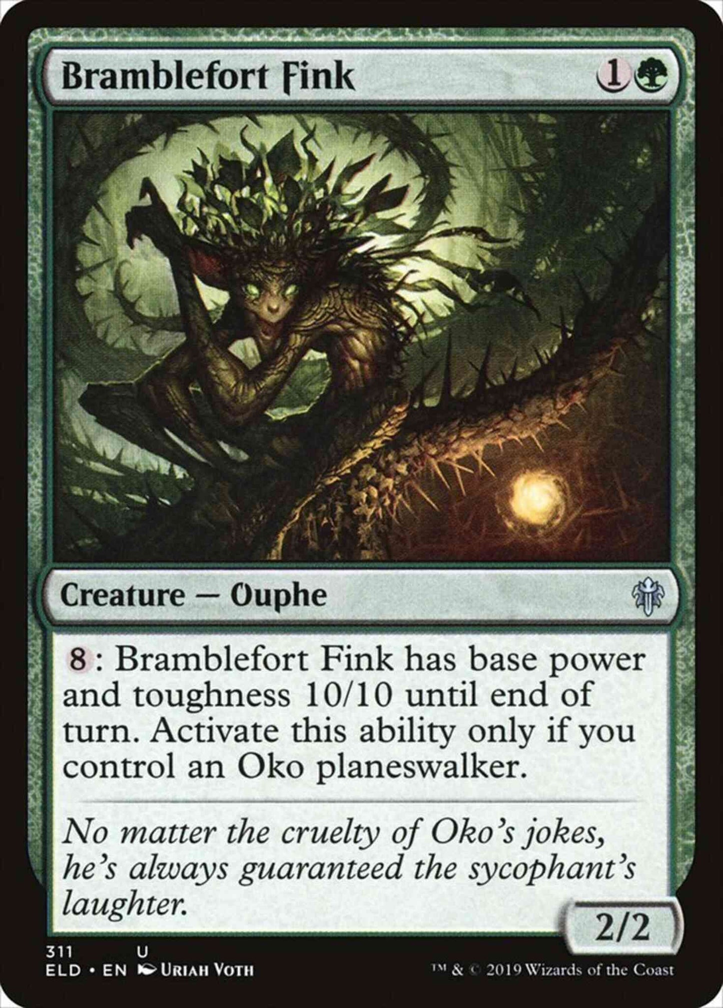 Bramblefort Fink [311] [Planeswalker Dek Exclusive] - [Throne of Eldraine] [Non-Foil]