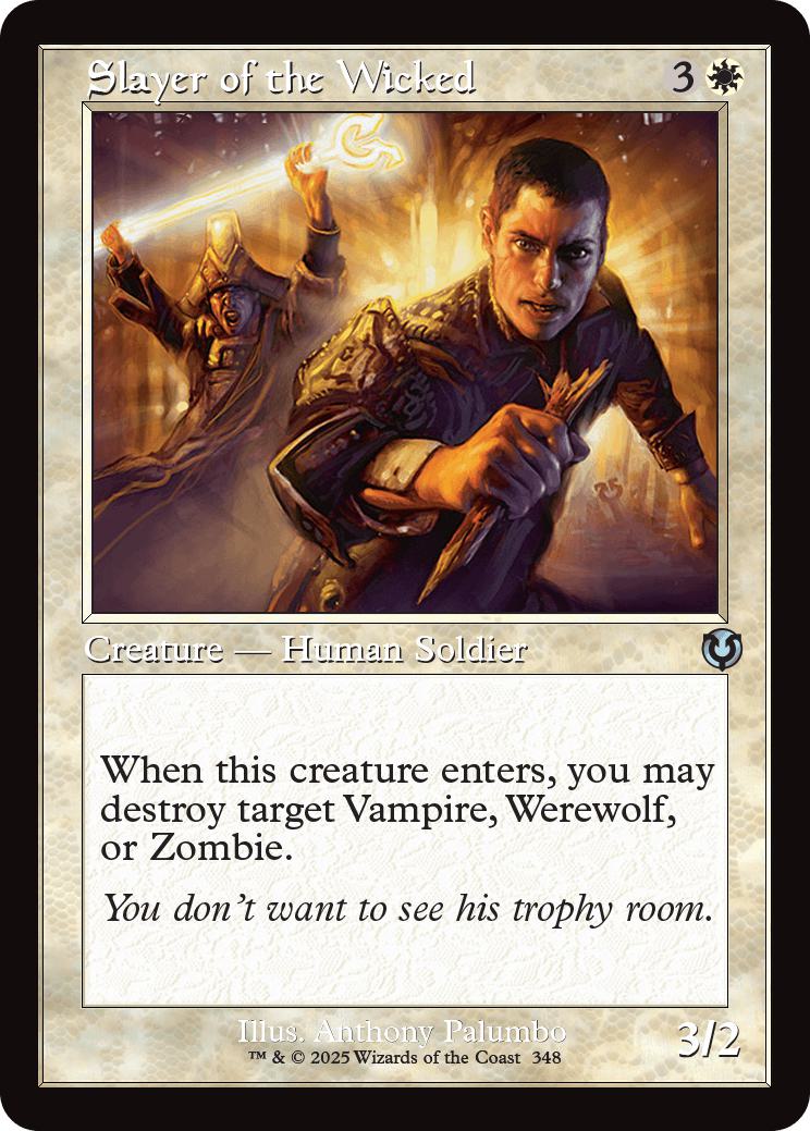 Slayer of the Wicked [348] [Retro Frame] [Innistrad Remastered] [Non-Foil]