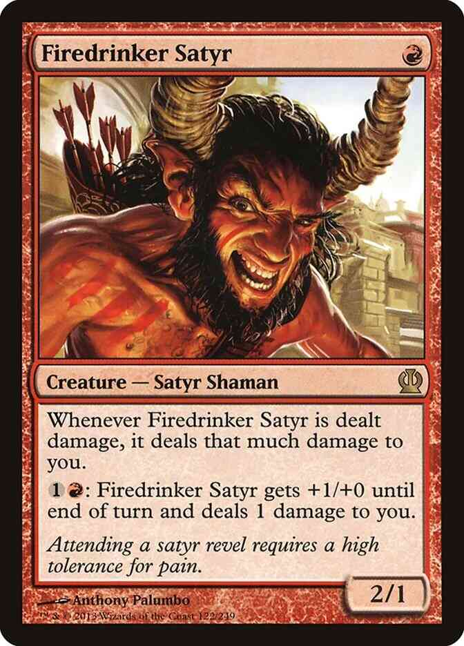 Firedrinker Satyr [122] [Theros] [Non-Foil]