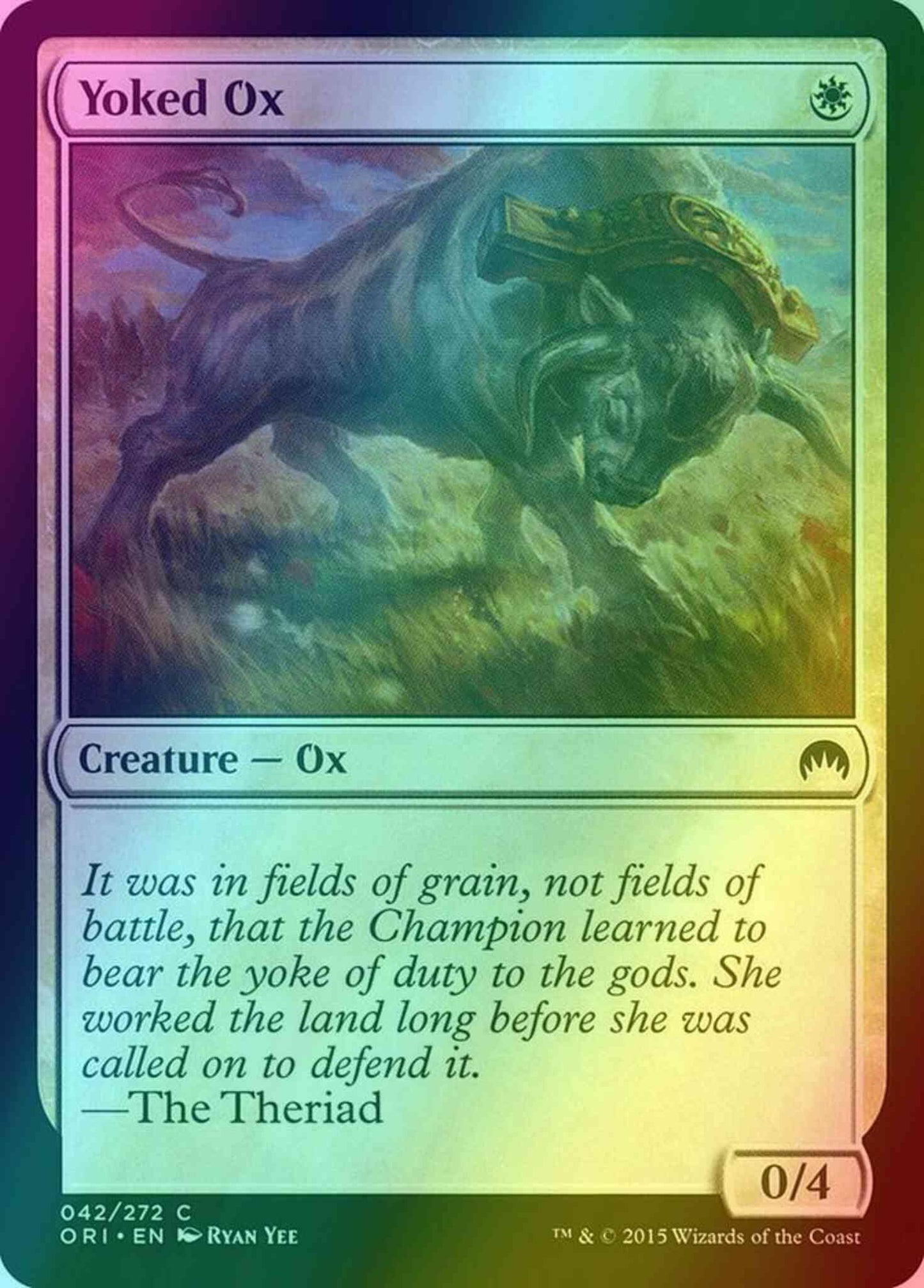 Yoked Ox [42] [Magic Origins] [Foil]