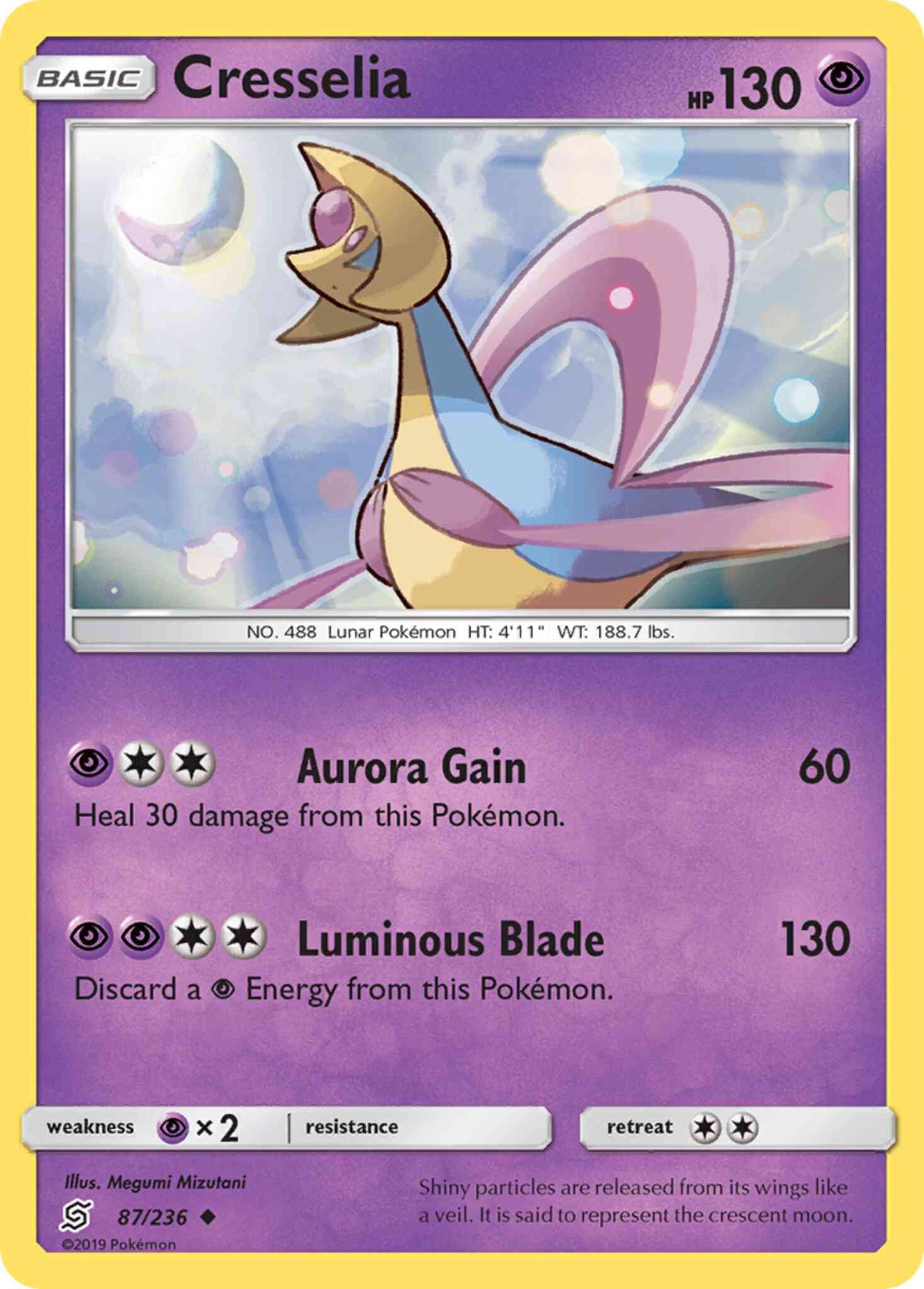 Cresselia - 87/236 - Uncommon [sm11-87] [Reverse Holo]