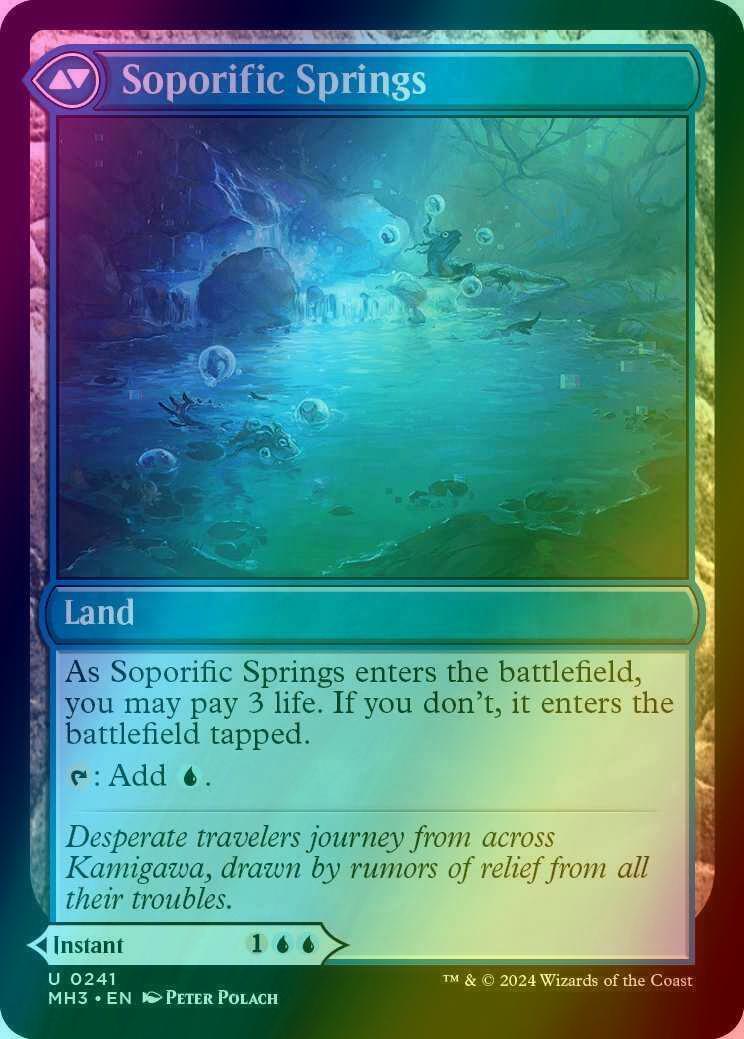 Sink into Stupor // Soporific Springs [241] [Modern Horizons 3] [Foil]