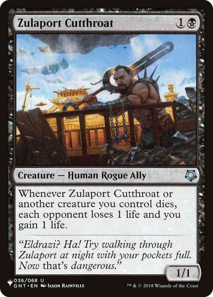 Zulaport Cutthroat [GNT-36] [The List] [Non-Foil]