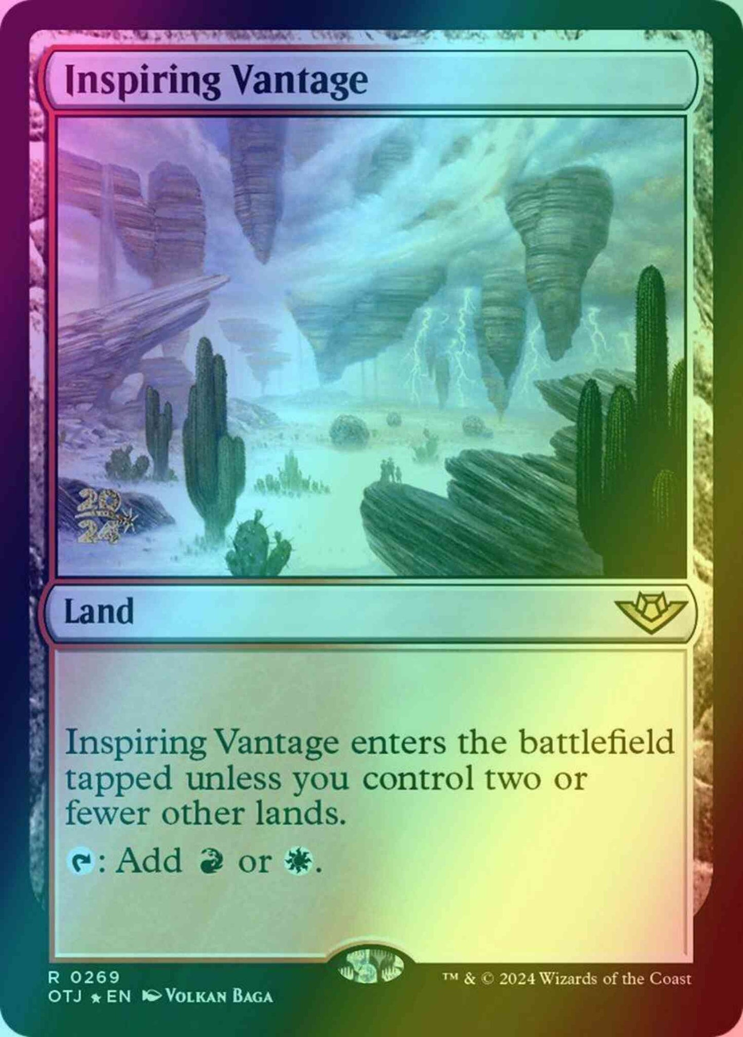 Inspiring Vantage [269s] [Prerelease] [Outlaws of Thunder Junction: Promos] [Foil]