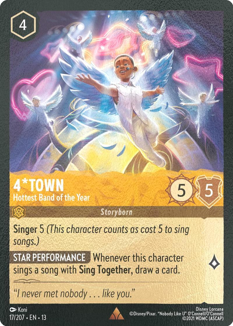 4*Town - Hottest Band of the Year - 17/204 [Attack of the Vine!] [Cold Foil]
