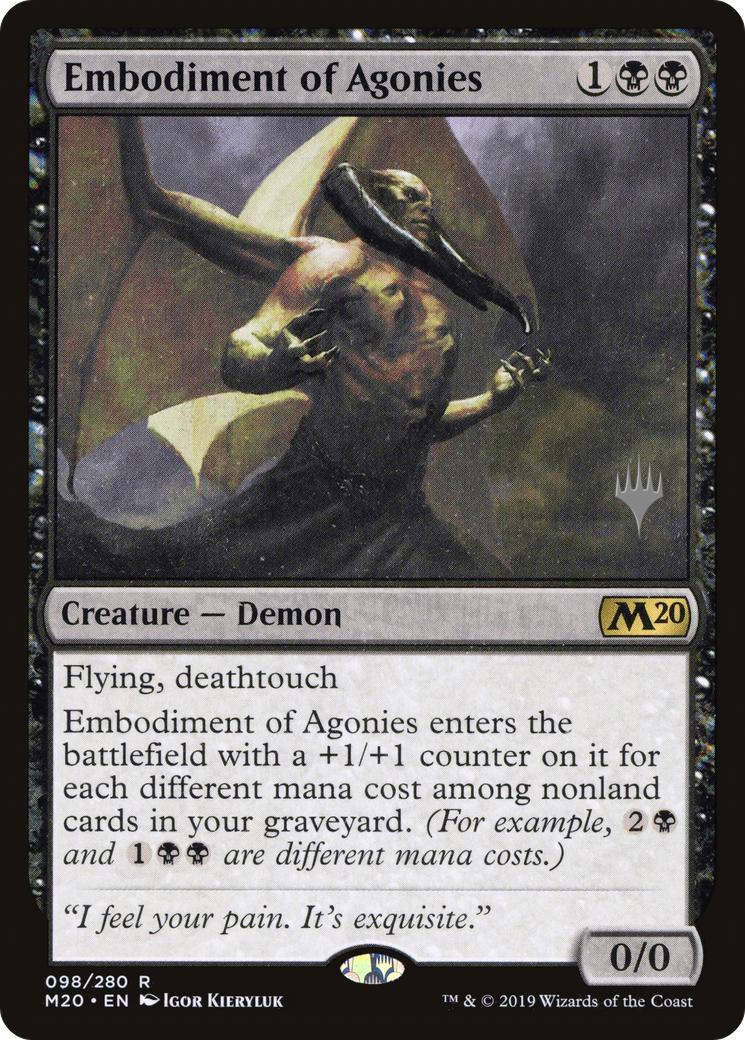 Embodiment of Agonies [98p] [Promo Pack] [Core Set 2020 Promos] [Non-Foil]