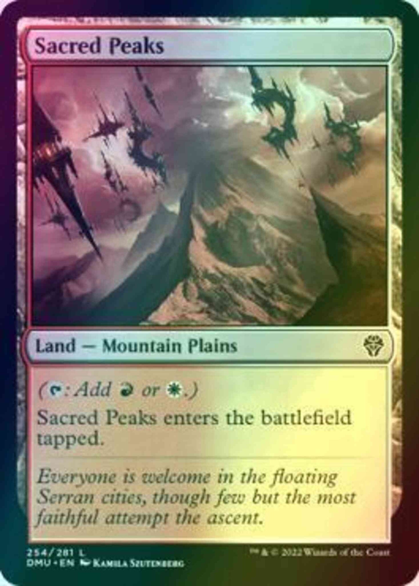Sacred Peaks [254] [Dominaria United] [Foil]