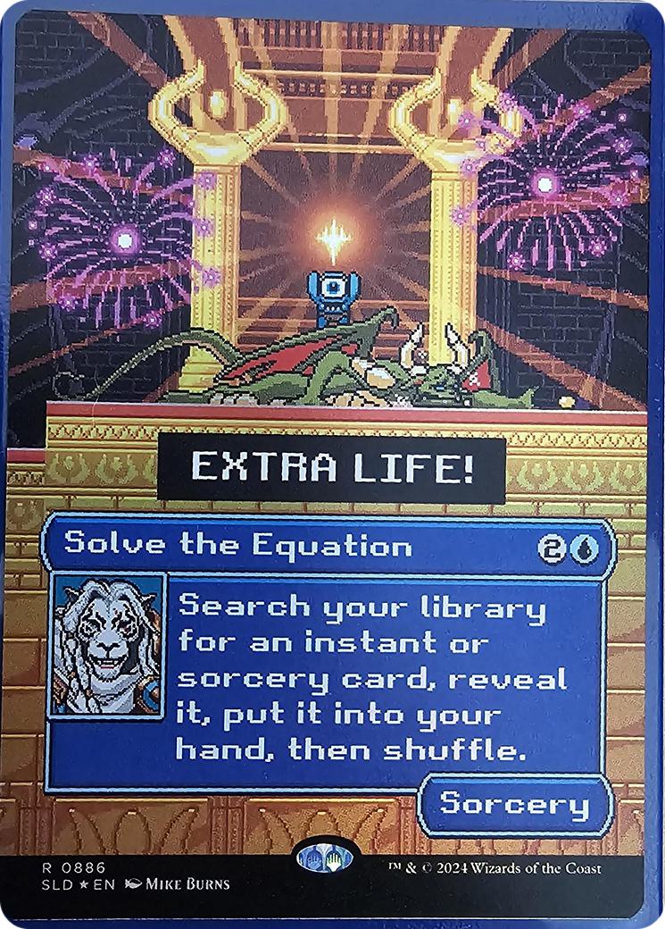 Solve the Equation [0886] [Borderless] [Extra Life 2024] [Secret Lair Drop] [Non-Foil]