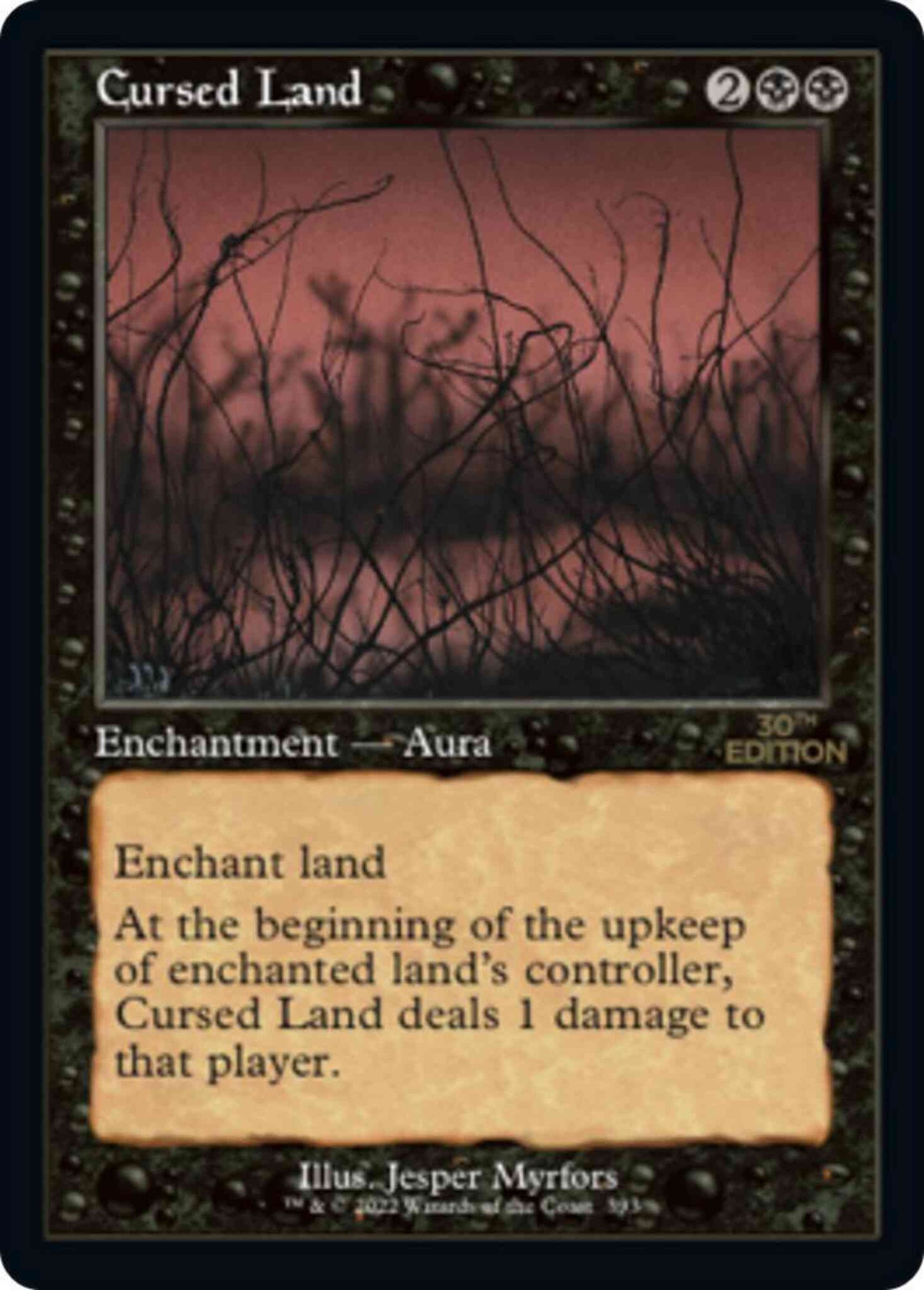 Cursed Land [393] [Retro Frame] [30th Anniversary Edition] [Non-Foil]