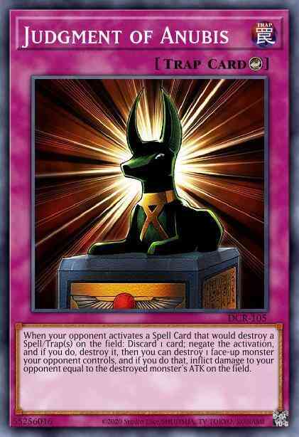 Judgment of Anubis - DCR-105 - Secret Rare - 1st Edition
