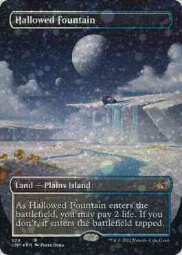 Hallowed Fountain [528] [Borderless] [Unfinity] [Galaxy Foil]