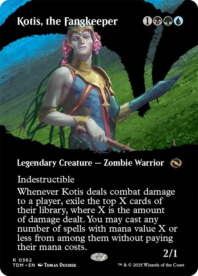 Kotis, the Fangkeeper [362] [Borderless] [Clan] [Tarkir: Dragonstorm] [Non-Foil]
