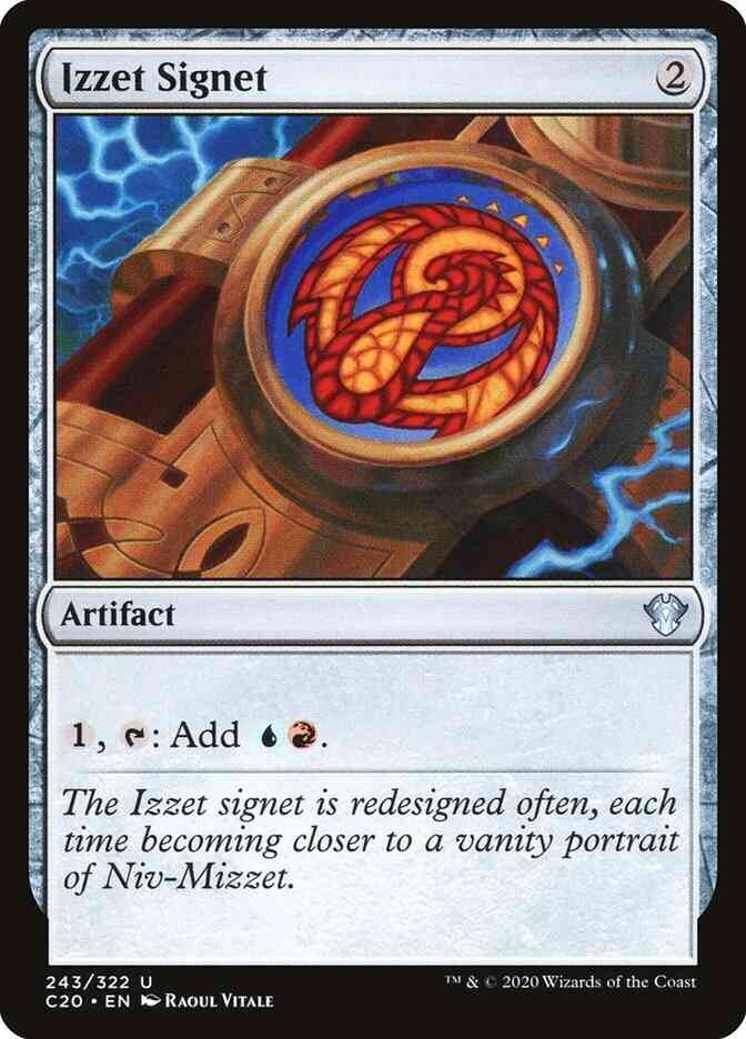 Izzet Signet [243] [Commander 2020] [Non-Foil]
