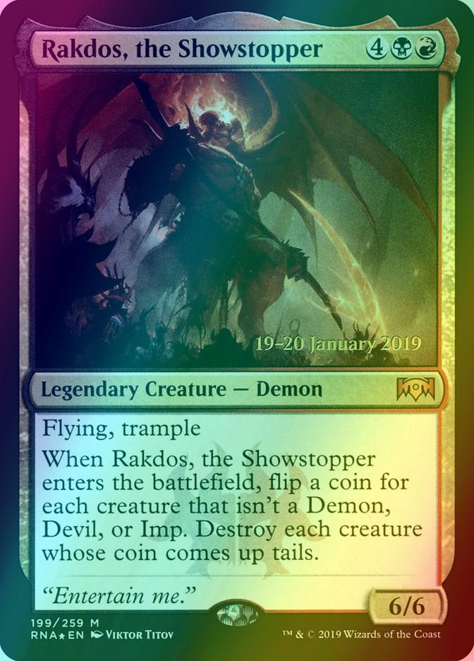Rakdos, the Showstopper [199s] [Ravnica Allegiance Promos] [Foil]